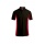 *Promodor Men’s Contrast Polo black-red S - Zdjęcie