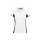 *Promodor Women’s Contrast Polo white-black L - Zdjęcie