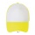 Sol's Bubble 5-Panel Mesh Cap White/Neon Yellow - Zdjęcie