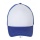 Sol's Bubble 5-Panel Mesh Cap White/Royal Blue - Zdjęcie