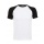 Sol's Funky Men Raglan T White/Black S - Photo