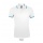 Sol's Pasadena Men Polo White/Aqua S - Photo