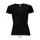 Sol's Sporty Women Raglan T-shirt Black XS - Zdjęcie