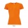 Sol's Sporty Women Raglan T-shirt Neon Orange S - Zdjęcie
