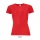 Sol's Sporty Women Raglan T-shirt Red XS - Zdjęcie