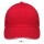 Sol's Sunny 5-Panels Cap Red/White - Photo