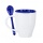 STAMINA AKEBIA WHITE/ROYAL BLUE S1 - Zdjęcie