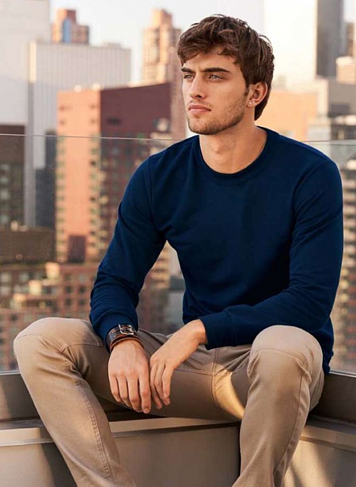 Anvil Adult Crewneck French Terry 237g (AN72000) - Zdjęcie