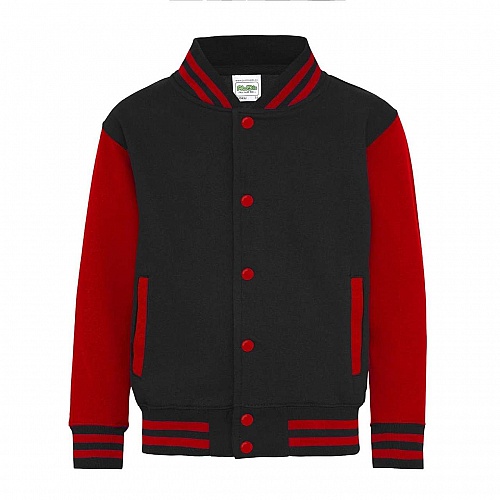 Bluza bomberka JUST HOODS KIDS VARSITY JACKET (AWJH043J) - Zdjęcie
