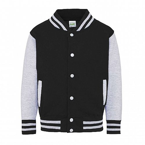 Bluza bomberka JUST HOODS KIDS VARSITY JACKET (AWJH043J) - Zdjęcie