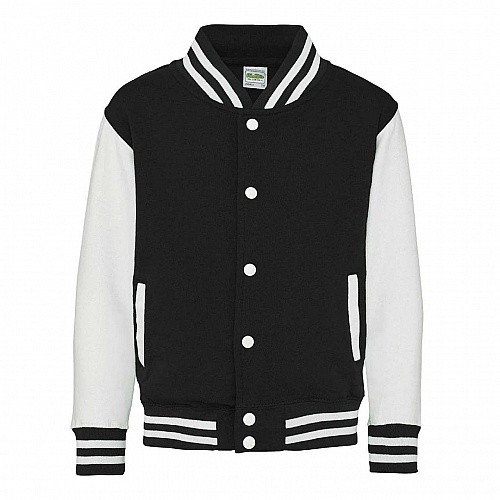 Bluza bomberka JUST HOODS KIDS VARSITY JACKET (AWJH043J) - Zdjęcie