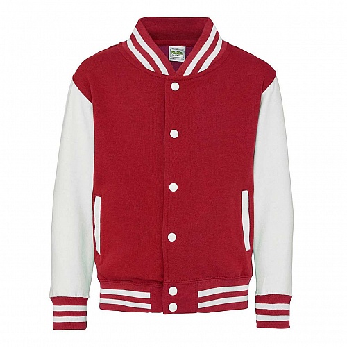 Bluza bomberka JUST HOODS KIDS VARSITY JACKET (AWJH043J) - Zdjęcie