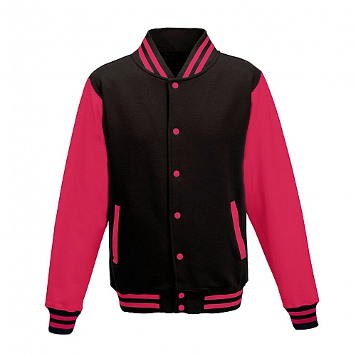 Bluza bomberka JUST HOODS VARSITY JACKET (AWJH043) - Zdjęcie