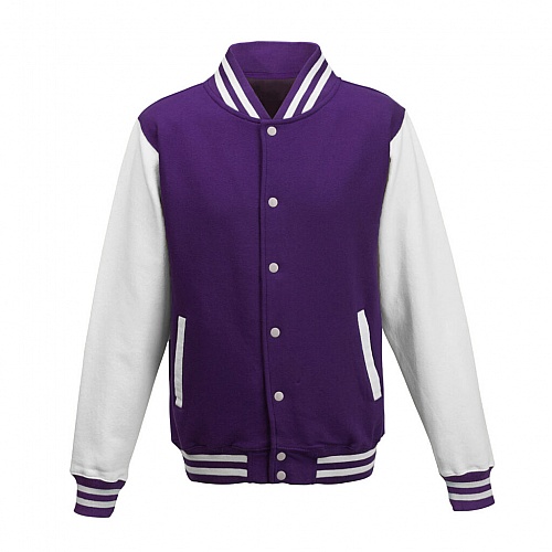 Bluza bomberka JUST HOODS VARSITY JACKET (AWJH043) - Zdjęcie