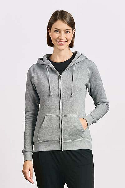Bluza damska rozpinana z kapturem Promodoro Women’s Hoody Jacket 80/20 (P-5181) - Zdjęcie