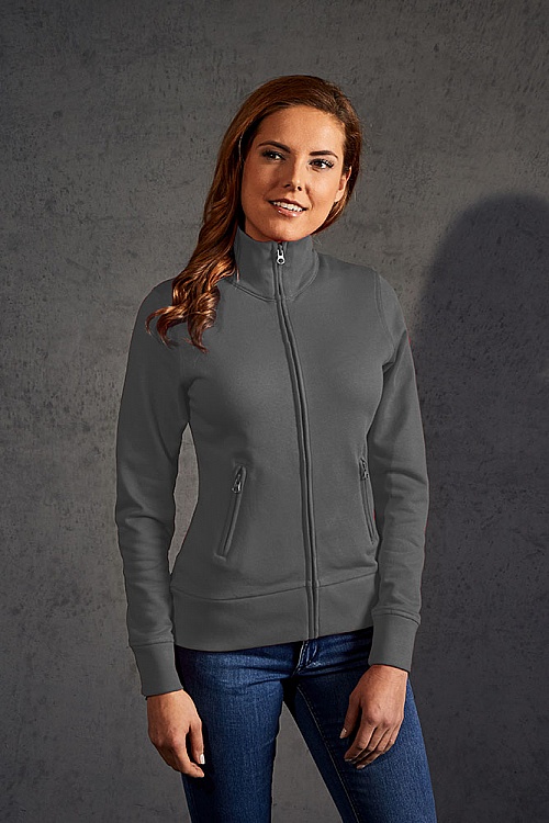 Bluza damska rozpinana ze stójką Promodoro Women’s Jacket Stand-Up Collar (P-5295) - Zdjęcie