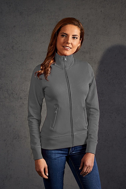 Bluza damska rozpinana ze stójką Promodoro Women’s Jacket Stand-Up Collar (P-5295) - Zdjęcie