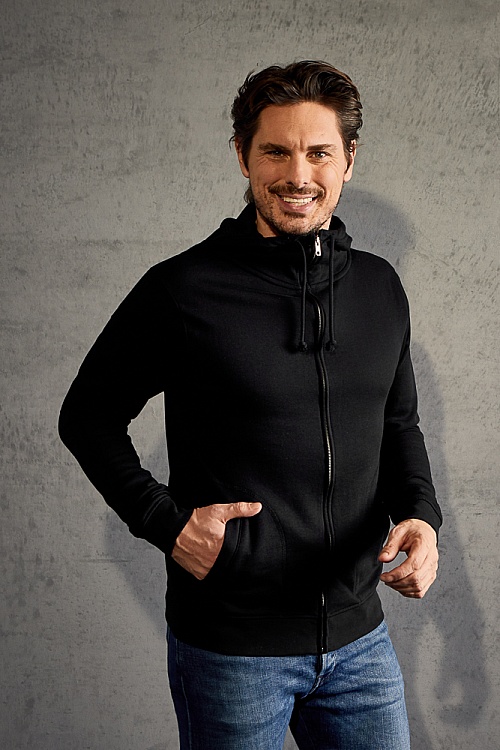 Bluza męska rozpinana z kapturem Promodoro Men’s Hooded Jacket 80/20 (P-5300) - Zdjęcie