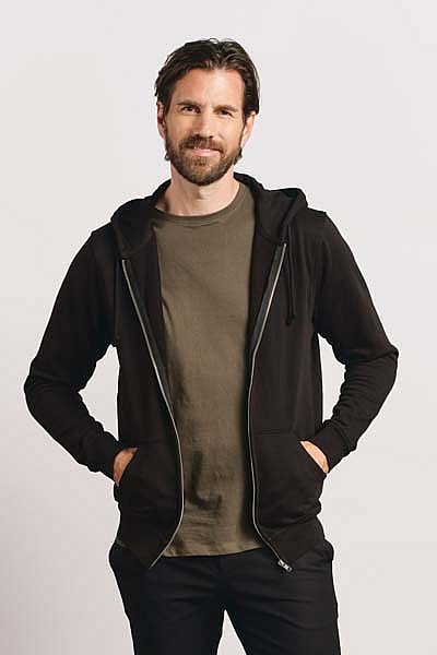 Bluza męska rozpinana z kapturem Promodoro Men’s Hoody Jacket 80/20 (P-5182) - Zdjęcie