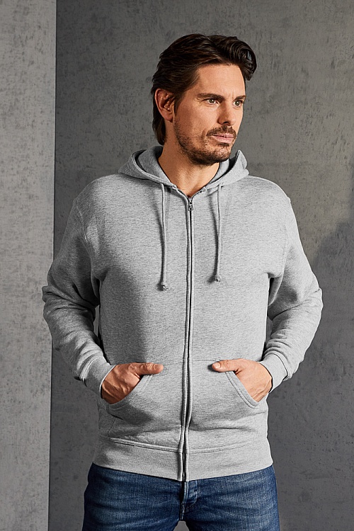 Bluza męska rozpinana z kapturem Promodoro Men’s Hoody Jacket 80/20 (P-5182) - Zdjęcie