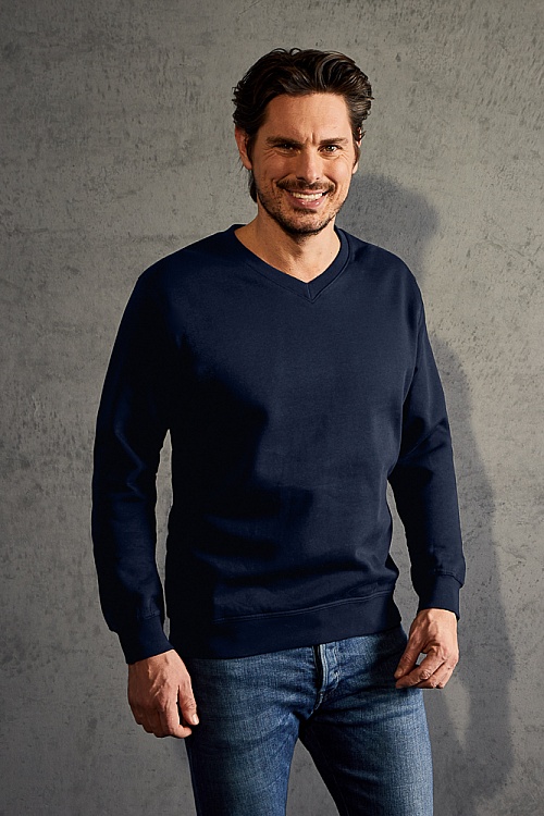 Bluza męska z dekoltem V Promodoro (P-5025) - Zdjęcie