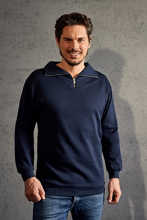Bluza męska z krótkim zamkiem Promodoro Men’s Troyer Sweater (P-5050) - Zdjęcie