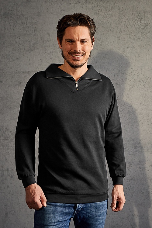 Bluza męska z krótkim zamkiem Promodoro Men’s Troyer Sweater (P-5050) - Zdjęcie