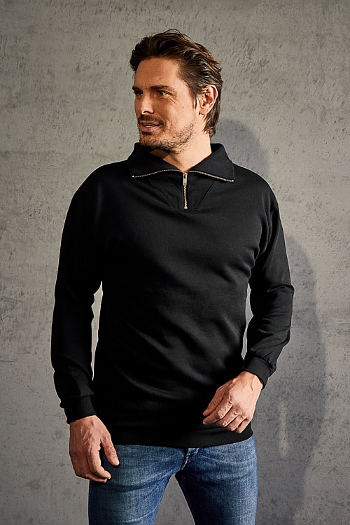 Bluza męska z krótkim zamkiem Promodoro Men’s Troyer Sweater (P-5050) - Zdjęcie