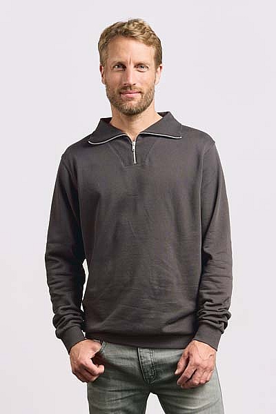 Bluza męska z krótkim zamkiem Promodoro Men’s Troyer Sweater (P-5050) - Zdjęcie
