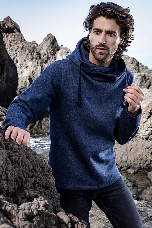 Bluza z kapturem Promodoro Men’s Heather Hoody 60/40 (P-2111) - Zdjęcie