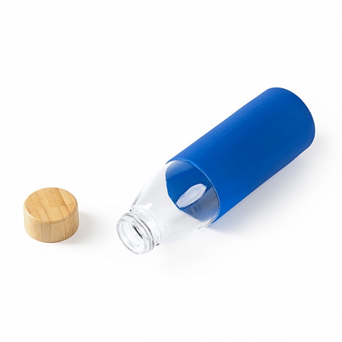 Butelka szklana z bambusową nakrętką Stamina Nagami 540 ml (MD4055) - Zdjęcie