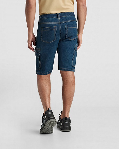 Denim work shorts Roly Nivus 370 g (BE6703) - Photo