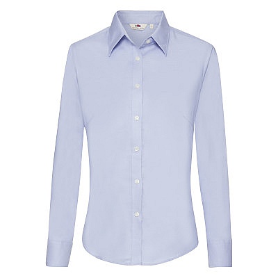 FOTL Lady-Fit Oxford Long Sleeve Shirt (65-002-0) - Zdjęcie