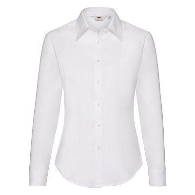 FOTL Lady-Fit Oxford Long Sleeve Shirt (65-002-0) - Zdjęcie