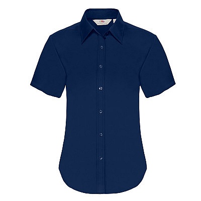 FOTL Lady-Fit Oxford Short Sleeve Shirt (65-000-0) - Zdjęcie