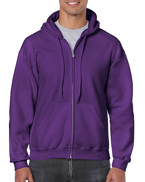 Gildan Adult Full Zip Hooded Sweat (GI18600) 271 g - Zdjęcie