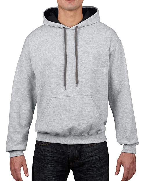 Gildan Adult Hooded Contrast Sweat (GI185C00) 271g - Photo