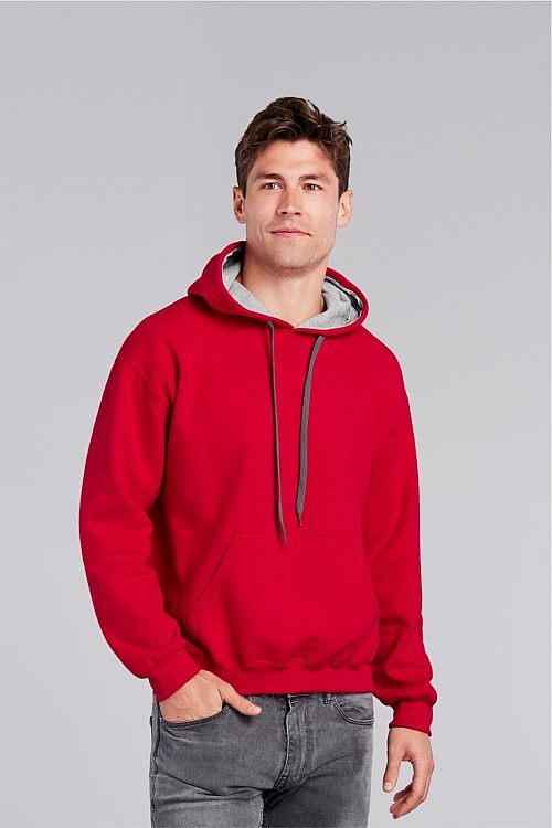 Gildan Adult Hooded Contrast Sweat (GI185C00) 271g - Photo