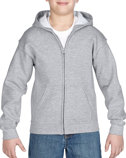 Gildan Full Zip Sweatshirt Youth (GIB18600) 271 g - Zdjęcie