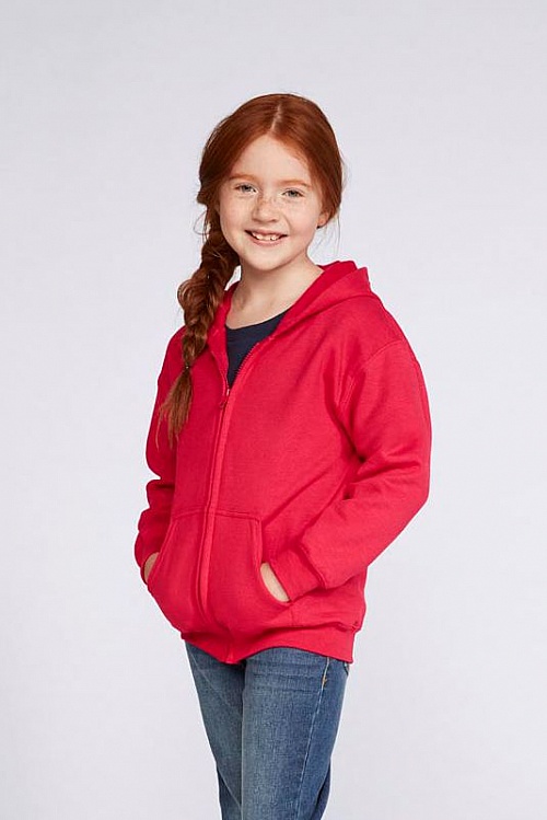 Gildan Full Zip Sweatshirt Youth (GIB18600) 271 g - Zdjęcie