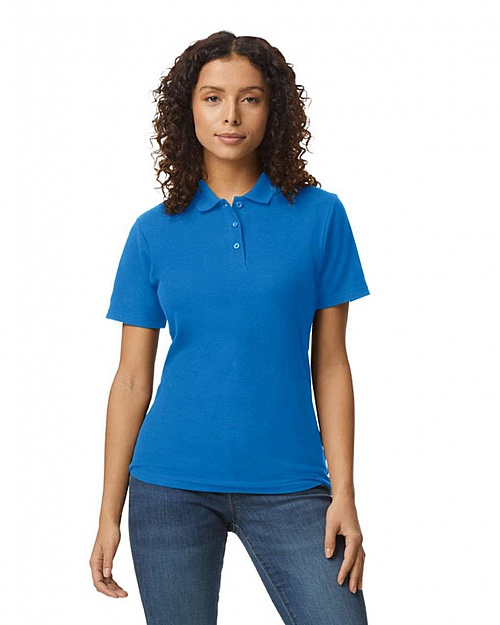 Gildan Ladies Softstyle Pique Polo (GIL64800) 170g - Zdjęcie