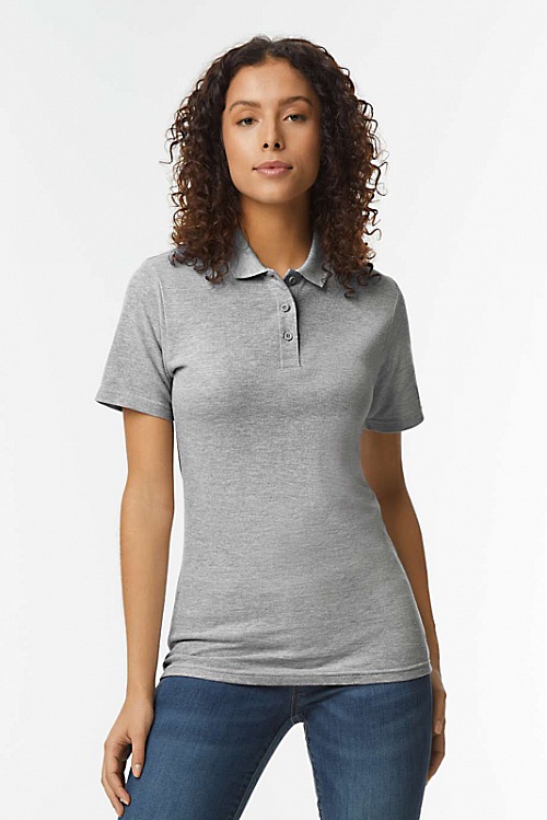 Gildan Ladies Softstyle Pique Polo (GIL64800) 170g - Zdjęcie