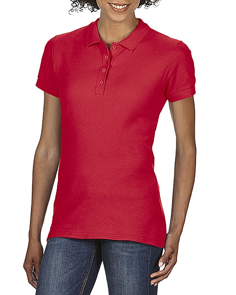 Gildan Ladies Softstyle Pique Polo (GIL64800) 170g - Zdjęcie