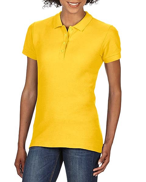 Gildan Ladies Softstyle Pique Polo (GIL64800) 170g - Zdjęcie
