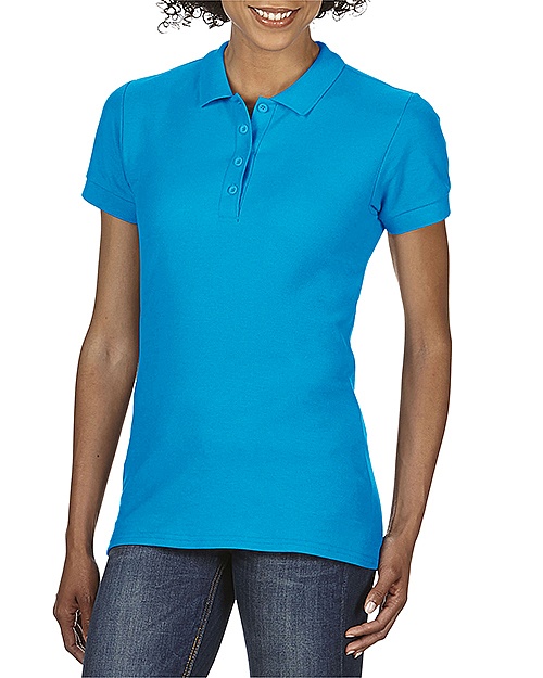 Gildan Ladies Softstyle Pique Polo (GIL64800) 170g - Zdjęcie