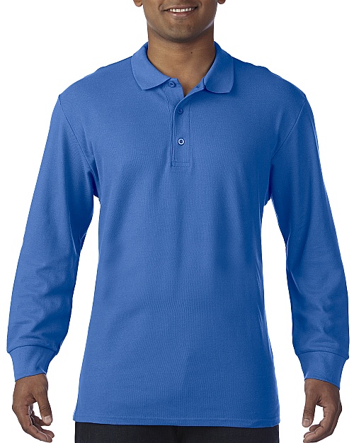 Gildan Premium Cotton LS Polo (GI85900) 220 g - Zdjęcie