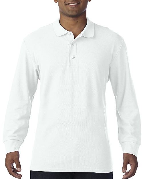 Gildan Premium Cotton LS Polo (GI85900) 220 g - Zdjęcie