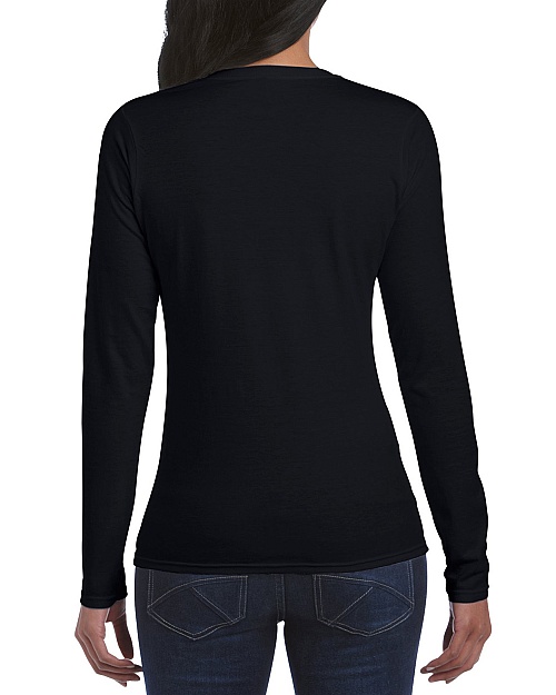 Gildan Softstyle Ladies LS (GIL64400) 150 g - Zdjęcie