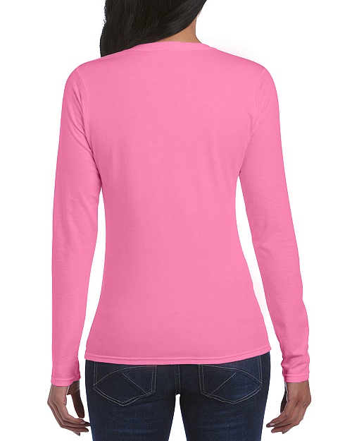 Gildan Softstyle Ladies LS (GIL64400) 150 g - Zdjęcie