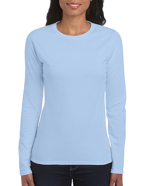 Gildan Softstyle Ladies LS (GIL64400) 150 g - Zdjęcie